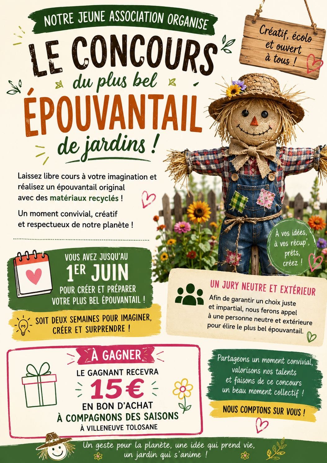 Concours épouvantail