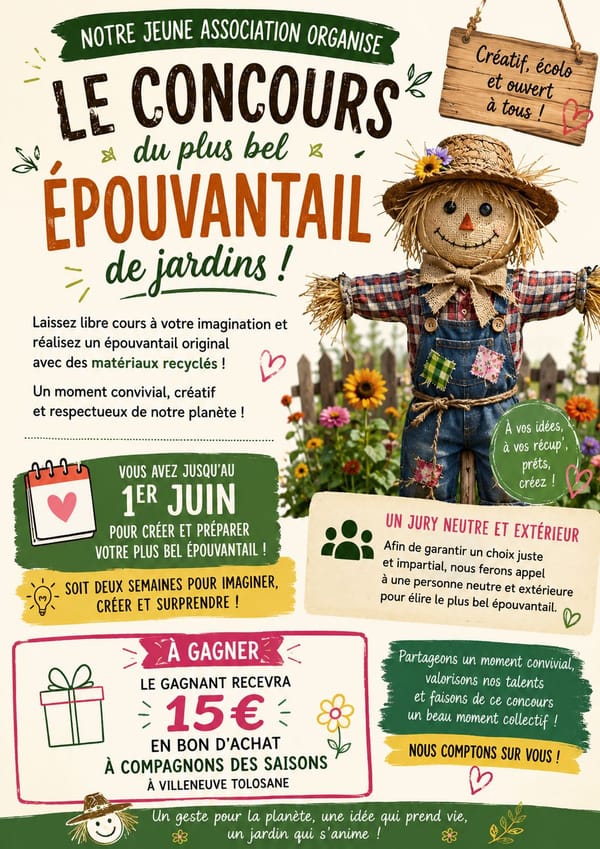 Concours épouvantail